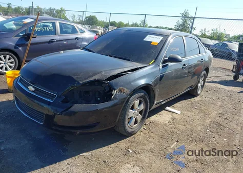 2008 Chevrolet Impala Lt из США, поврежденный, VIN 2G1WT58N589239438